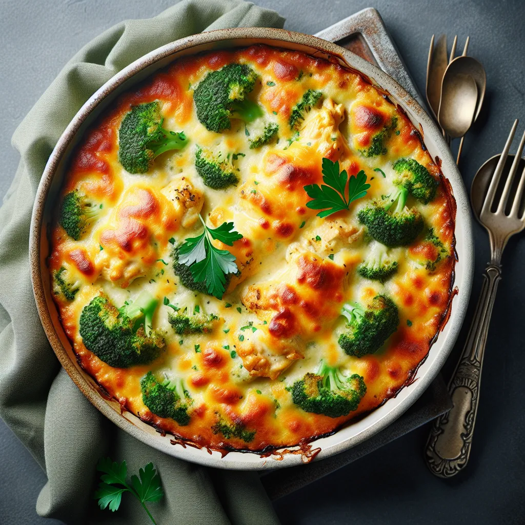 Cheesy Broccoli Chicken Bake